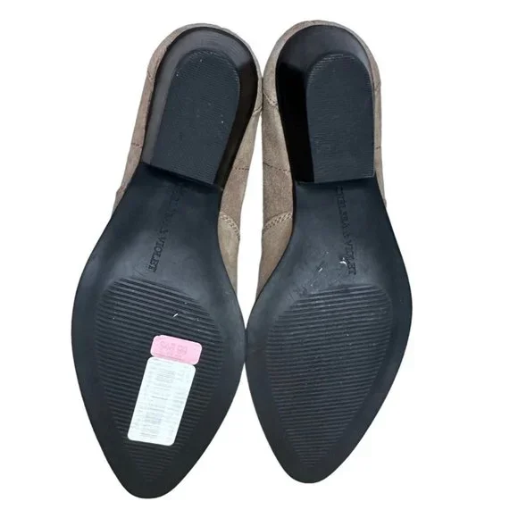 Chelsea & Violet Women's Goldy Tan Suede Ankle Low Heel Western Style Boots Size - Picture 7 of 8